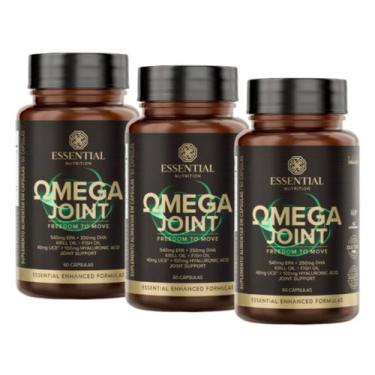 Imagem de Kit 3x Omega Joint ( Omega 3 + Colageno Tipo II ) - 60caps - Essential