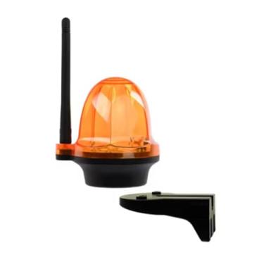 Imagem de Fenteer Luz de advertência LED, luz estroboscópica, 12V/24V/220V, lâmpada de advertência de alta visibilidade, acessórios para jardim, pátio e quintal