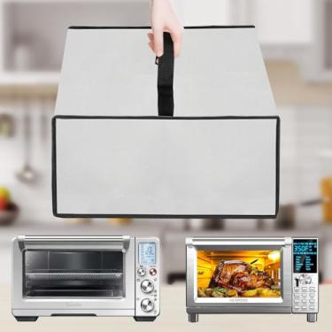 Imagem de NUENSS-ROR Capa de forno para fritadeira Breville BOV900BSS Smart Oven Air Fryer Pro e Nuwave Bravo XL Pro Air Fryer 30QT, capa espessa resistente à prova d'água à prova de poeira (prata)