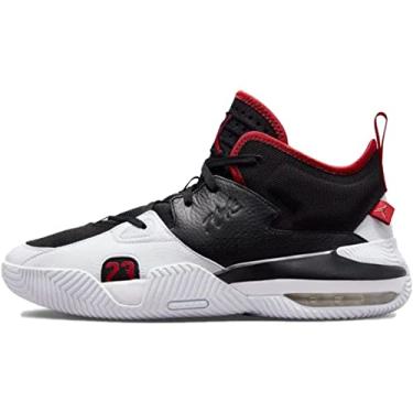 Imagem de Nike Jordan Stay Loyal 2 Tênis de corrida masculino, Preto/branco-vermelho academia, 10.5 Little Kid