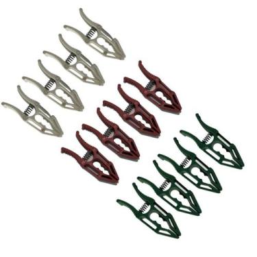 Imagem de Kit 120 Prendedor Pregador Roupa Plástico Reforçado Colorido - Triopla