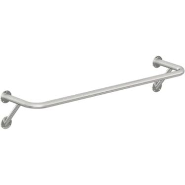 Imagem de Cabideiro Montado Na Parede, Cabideiro De Aço Inoxidável Para Serviço Pesado, Prateleira De Exibição De Loja De Roupas Boutique, 100cm