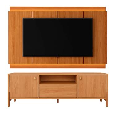 Imagem de Rack Bancada com Painel para Tv de até 75" 100% MDF Holanda