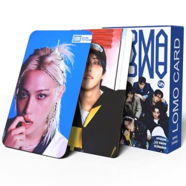 Imagem de KPOPBTS Stray Kids Karma Photocards 55 PCS Conjunto de cartões Kpop Lomo, Mercadoria de presente para meninos e meninas SKZ