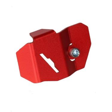 Imagem de Tampa do reservatório do tanque de fluido de freio traseiro Monkey compatível com Monkey DAX 125 DAX 125 2018-2024 acessórios de motocicleta protetor de tanque de freio (vermelho)