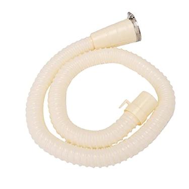 Imagem de Sevender Kit de extensão de mangueira de drenagem de máquina de lavar 1M com clipes de mangueira para substituição de mangueira de drenagem de lavadora