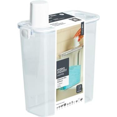 Imagem de Pote Acrílico, Paramount, Slim, Dispenser, Multiuso, 3390 ml