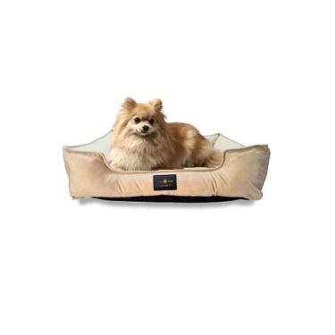 Imagem de Caminha Pet Confortável para Cachorro e Gato Tamanho M 60x50cm em Velu