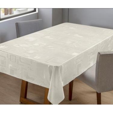 Imagem de Toalha de mesa Limpa Facil impermeável Jolitex Emborrachada, Geométric