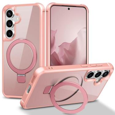 Imagem de Capa de telefone PIXIU para Samsung Galaxy S24/S25 com anel magnético