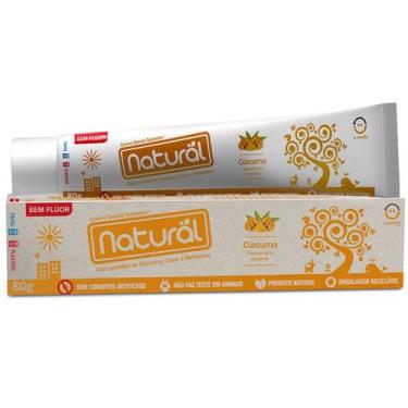 Imagem de Pasta De Dente com Cúrcuma Sem Flúor / Corantes 80g - Contente