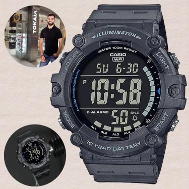 Imagem de Relógio Casio Masculino Digital Grafite AE-1500WH-8BVDF