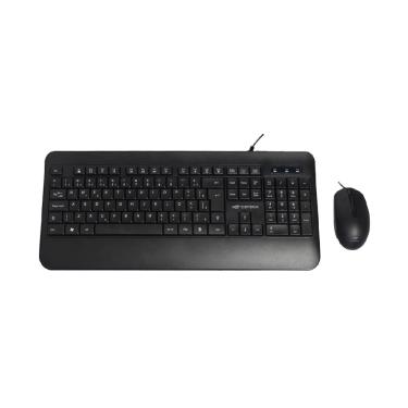 Imagem de Kit Teclado e Mouse C3Tech KT-200BK USB ABNT2 2000 DPI Preto
