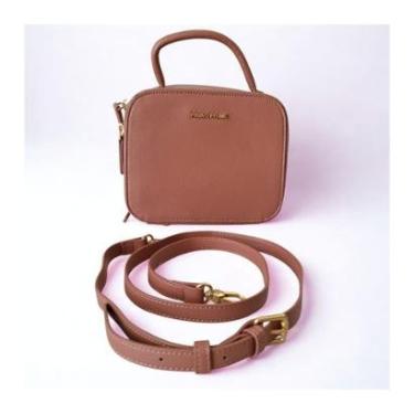 Imagem de Bolsa baú pequena Pavão de Ouro PRIME-Feminino