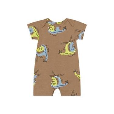 Imagem de Macaquinho Pijama Bebê Menino Guloseima-Unissex