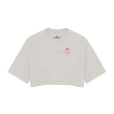 Imagem de Cropped John Roger Oversized Coffe Power Off White-Feminino