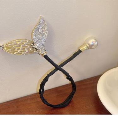Imagem de Presente ferramenta de penteado, acessórios de cabelo, grampo torcido, rabo de peixe, pérola, prendedor de cabelo, prendedor de cabelo, máquina de torcer para fazer coque de cabelo (1)
