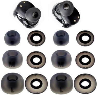 Imagem de TENNMAK Fones de ouvido para JBL Tune Buds - 6 pares (Preto, Silicone)