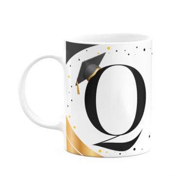 Imagem de JPS INFO, Caneca de Formatura - Inicial do nome letra Q - 325ml