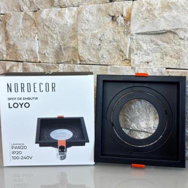 Imagem de Spot Recuado Nordecor Par20, Preto