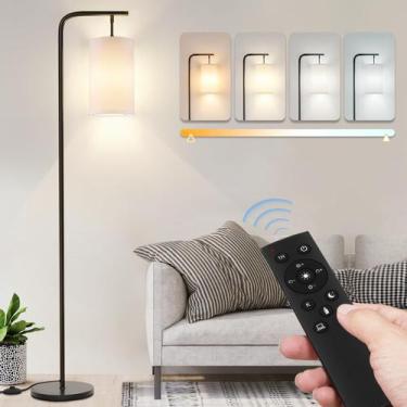 Imagem de Luminária de chão Coucrek 158cm 9W LED regulável remotamente