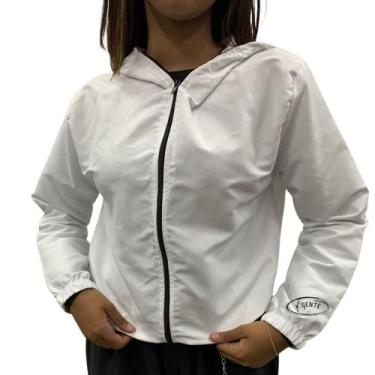 Imagem de Blusa corta vento feminina - kgente, Branco, M