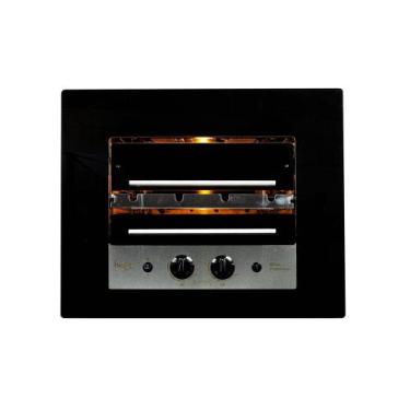 Imagem de Churrasqueira a gás glp botijão glass premium 04 hope gourmet, INOX, G