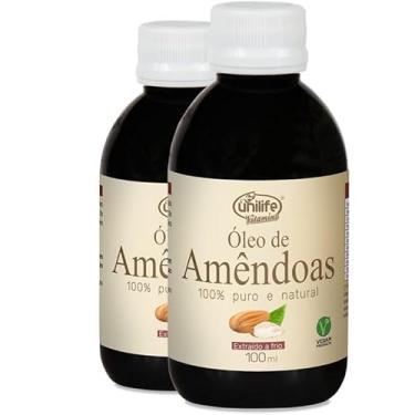 Imagem de Óleo de Amêndoas 100% Puro Unilife - Extraído a frio Kit com duas unidades