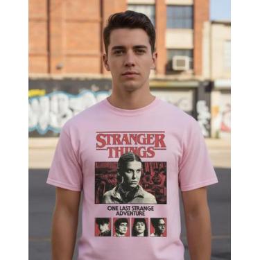 Imagem de Camiseta 100% Algodão Stranger Things Our Last Strange Adventure Unise