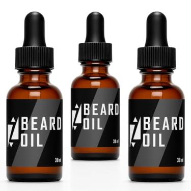 Imagem de Kit com 3 Beard Oil |30mL | Óleo para Barba Masculino com Óleos Naturais | Hidrata, Reduz Frizz e Dá Brilho Natural | Toque Seco e Absorção Rápida