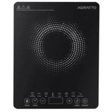 Imagem de Cooktop de Indução Painel Touch 1200w 8 Temperaturas 1 Boca 60Hz Compa