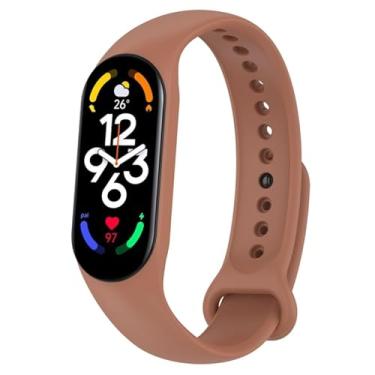Imagem de Nandos-Store - Pulseira NSmart compatíveis com MI BAND 7, Marrom