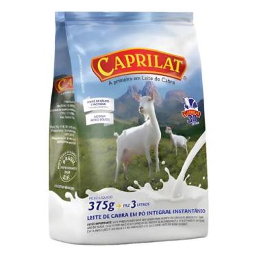 Imagem de Leite De Cabra Em Pó Integral Caprilat Sachê 375g