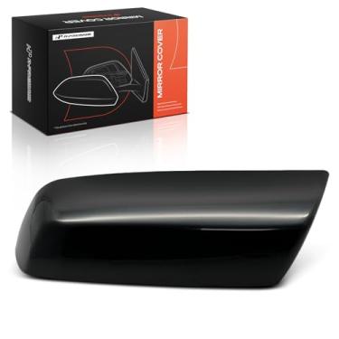 Imagem de A-Premium Tampa do espelho retrovisor do lado do motorista - compatível com Chevrolet Silverado 1500 LD e GMC Sierra 1500 Limited, Sierra 2500 3500 HD - Preto liso, sem furo de seta