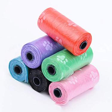 Imagem de Saco de Lixo para Pet Limpeza Fezes Cachorro Coleta Gato 15 unidades Uma Rolo