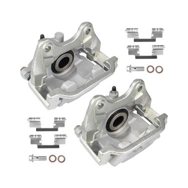 Imagem de 2 pares de pinças de freio a disco lateral com suporte para Cadillac Escalade, Escalade ESV, 07-13 Escalade EXT, Chevy Avalanche, Silverado 1500, Suburban, Tahoe, GMC Sierra 1500, GMC Yukon, Yukon XL