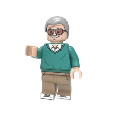 Imagem de Boneco super herois e viloes cinema bloco de montar, STAN LEE