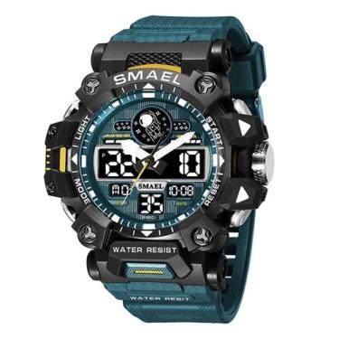 Imagem de Relógio Masculino Smael AnaDigi 8078 Verde