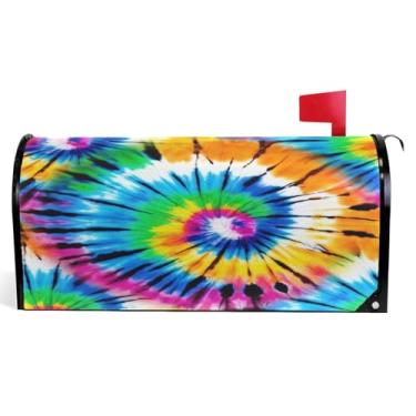 Imagem de Capas decorativas para caixa de correio magnética vintage impressão colorida verde preto vinil caixa de correio envoltório verão à prova de intempéries decoração de caixa de correio tamanho padrão