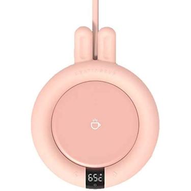 Imagem de Aquecedor De Caneca De Café - Aquecedor Elétrico De Café Com 3 Controles De Temperatura Para Escritório Doméstico E Placa Aquecedora De Bebidas,Coelho,YUYANAIAI