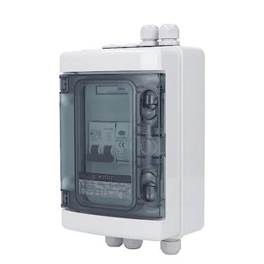 Imagem de Cryfokt Caixa Combinadora Solar Fotovoltaica à Prova D'água IP65 Material Resistente Com Disjuntor 40A Substituição Ideal para Sistemas de Geração de Energia Solar Fotovoltaica