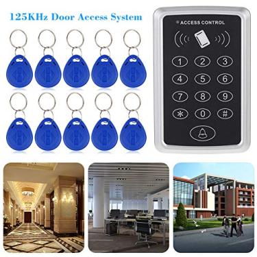 Imagem de de Controle Acesso por Cartão Proximidade Porta Única 125KHz com Teclado Incluindo 10 Chaves ID