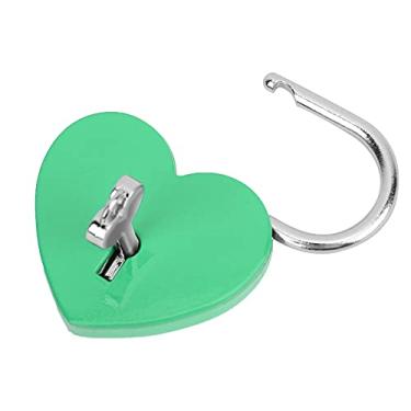 Imagem de Generic Cadeado Requintado de Metal Colorido Com Chave 45x59mm para Caixa de Joias e Diário, Amarelo (Verde)