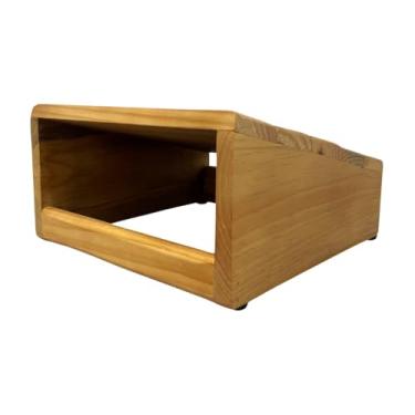 Imagem de Apoio Descanso Suporte Ergonômico Pés Escritório Portátil Com Puxador