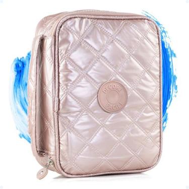 Imagem de Estojo Grande Feminino Compartimentos C/ Elásticos Box Jumbo - Hxt, Ro