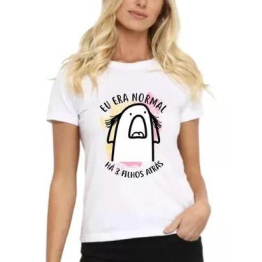 Imagem de Camisa Feminina Eu Era Normal Antes Dos Filhos Meme Bento - Holm Store