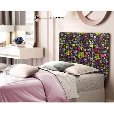 Imagem de Painel Cabeceira Box 0,90 Infantil Cor Love Smile - Comprar Moveis em 