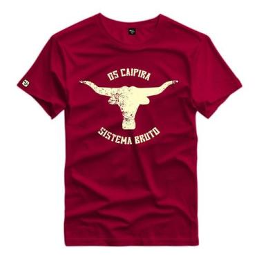 Imagem de Camiseta Personalizada T-Shirt Boys do Country - 19, P, Bordô