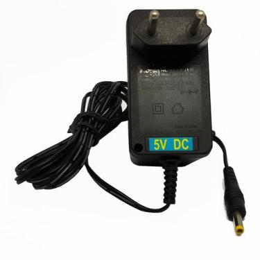 Imagem de Fonte Estabilizada Chaveada Bivolt 5v 1a P4 2,1mm - Genérica