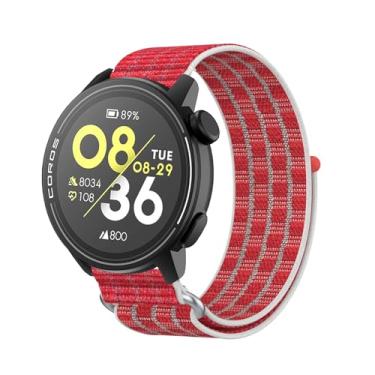 Imagem de Harikiri Pulseiras de relógio de nylon trançado de 22 mm compatíveis com COROS PACE 3/APEX PRO/2 PRO/APEX 46 mm/PACE Pro/APEX 4 (42 mm)/PACE 4, liberação rápida ajustável para homens/mulheres